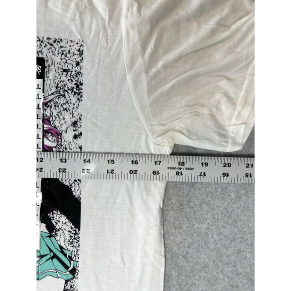 The Devil Is a Part-Timer Shirt Mens Short Sleeve Anime White Crunchyroll Small - Picture 7 of 10